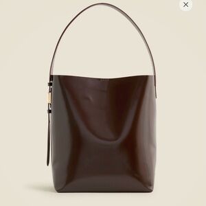 J.Crew Black Edie Bucket Bag